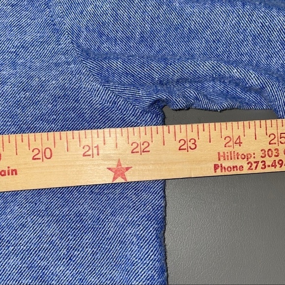 John Bartlett Men’s Flannel Button Down Shirt – Blue, Size Medium - Picture 8 of 9